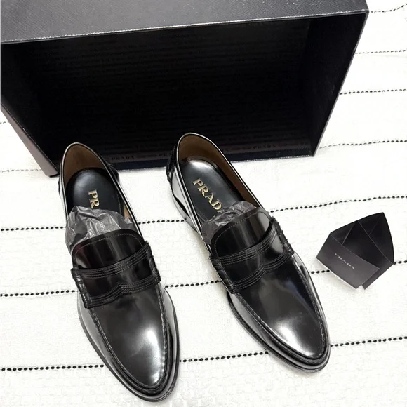 Prada | Shoes | Auth Prada Calzature Uomo Soazzolato Nero  display picture 1